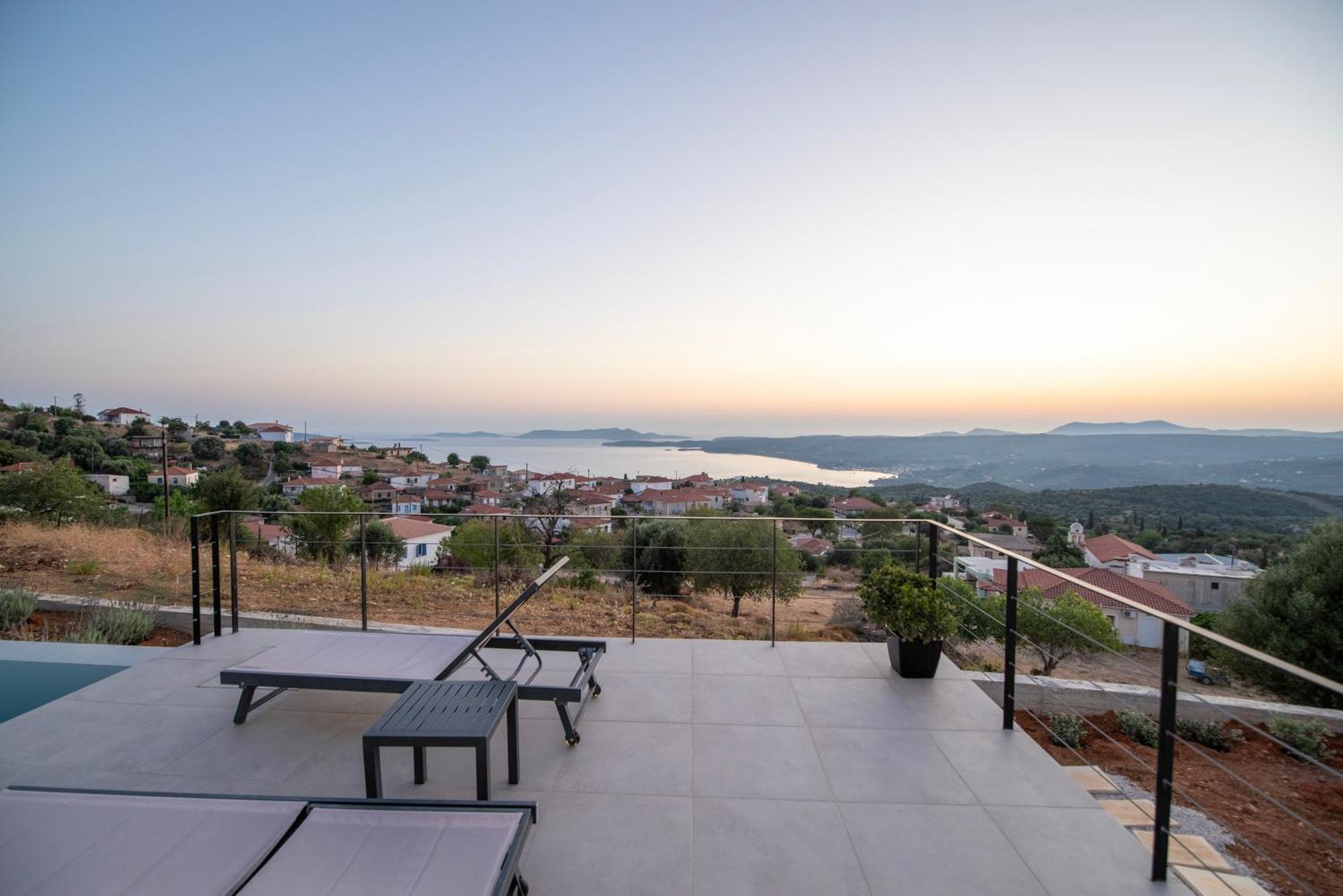 Sunset Luxury Villa Akritochori  Ngoại thất bức ảnh