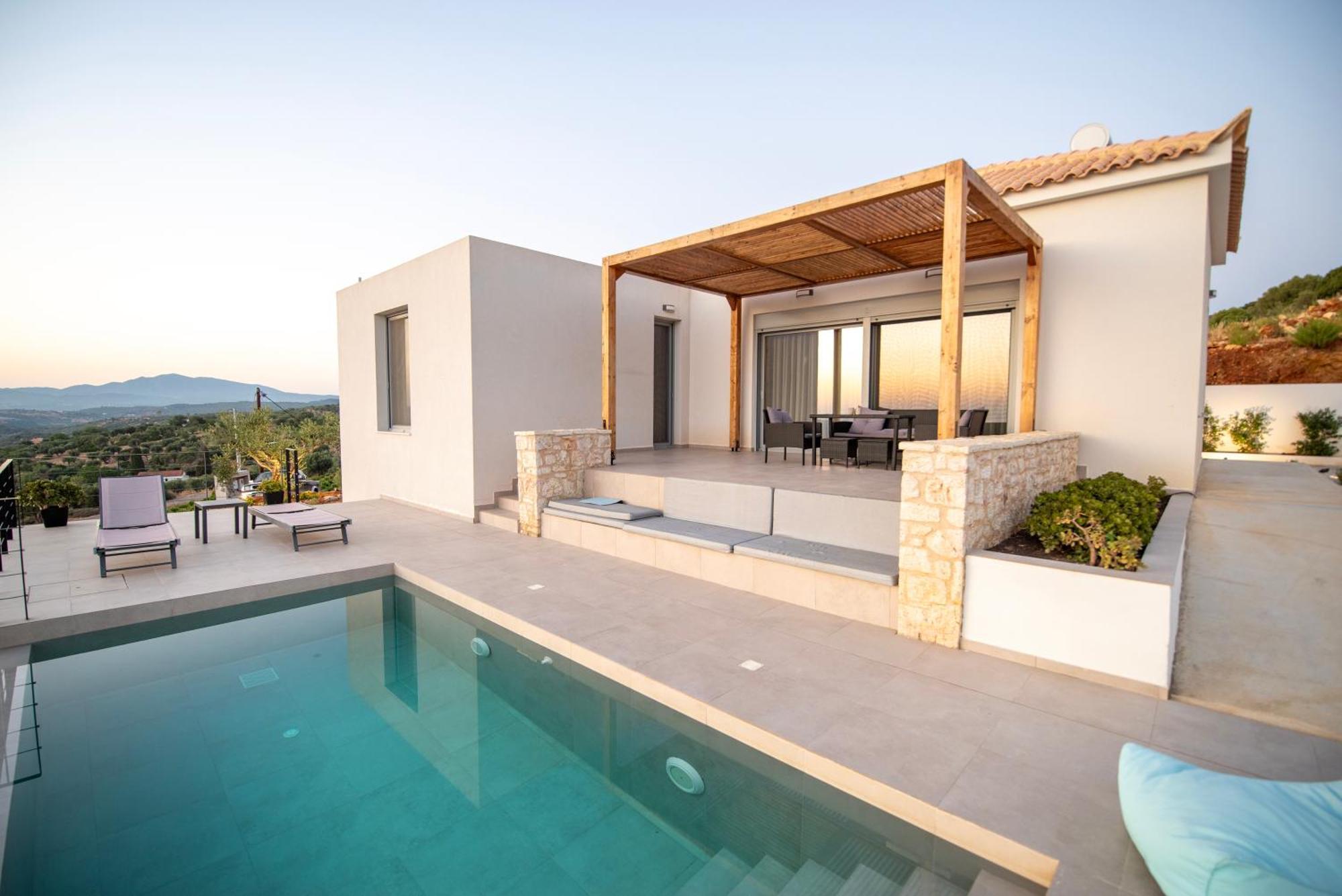 Sunset Luxury Villa Akritochori  Ngoại thất bức ảnh