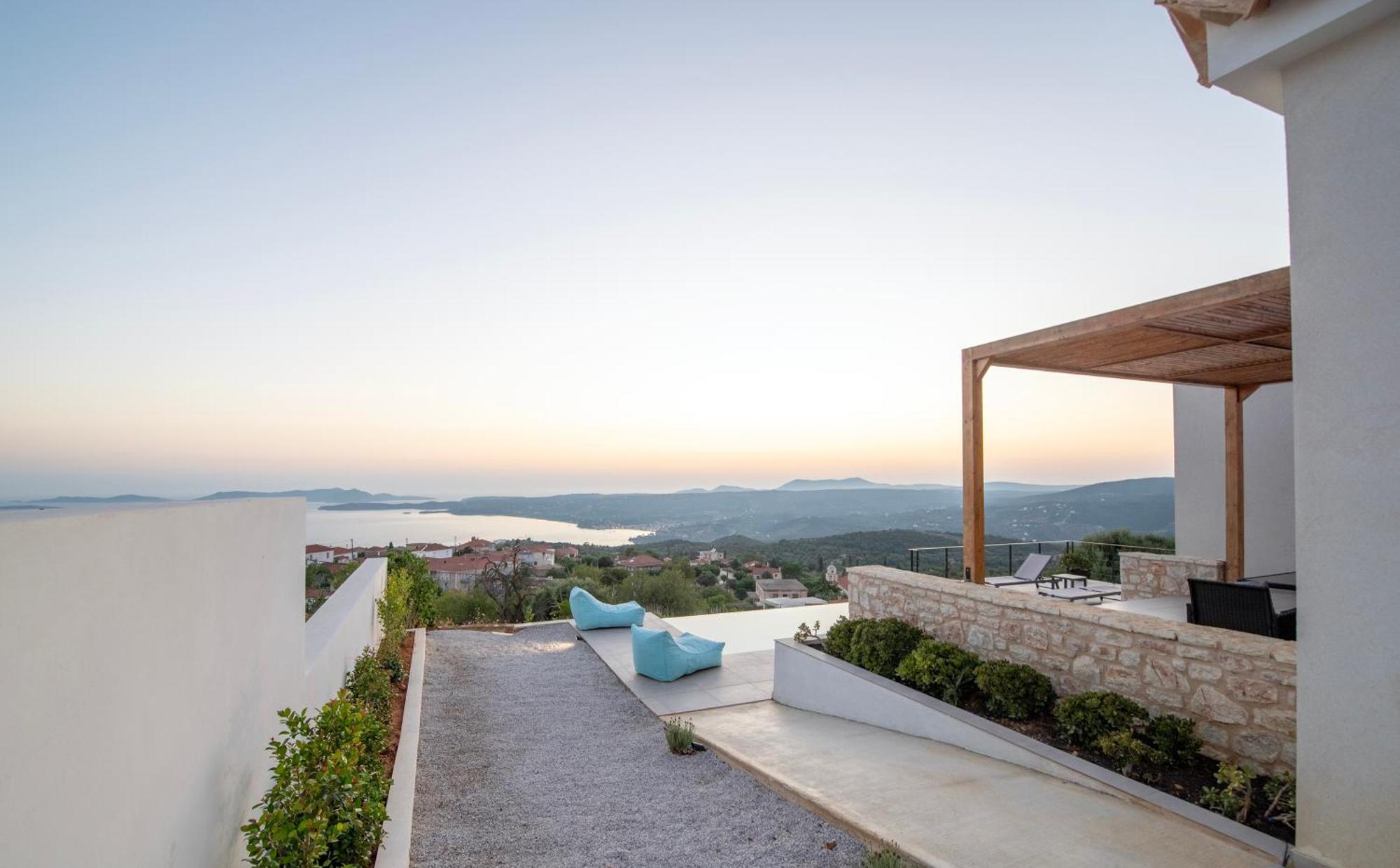 Sunset Luxury Villa Akritochori  Ngoại thất bức ảnh